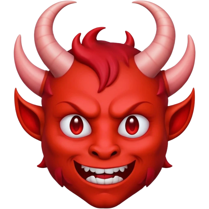 Blushing devil emoji  emoji