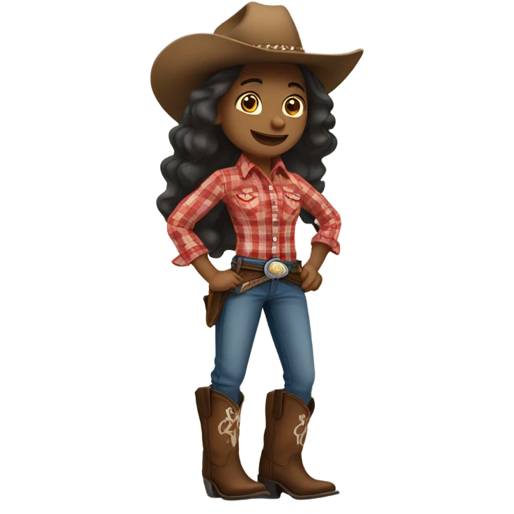 Light skin cow girl   emoji