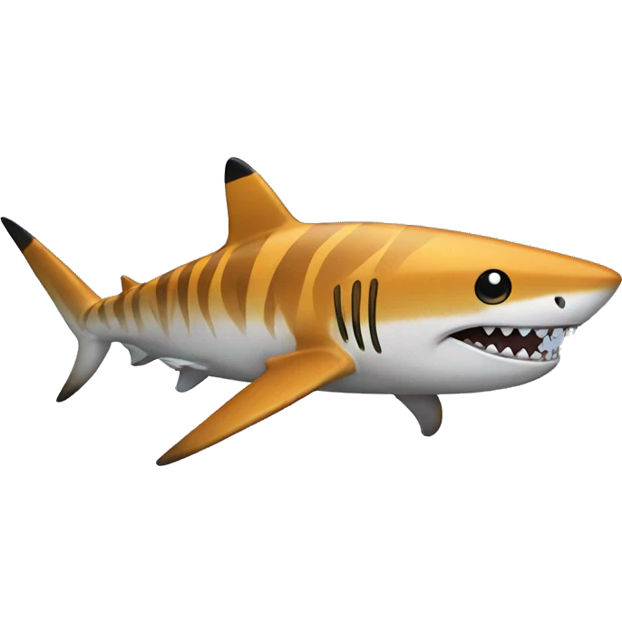  tiger surf shark emoji
