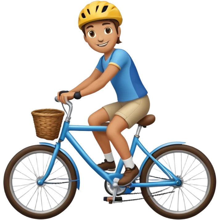 Riding a bike emoji