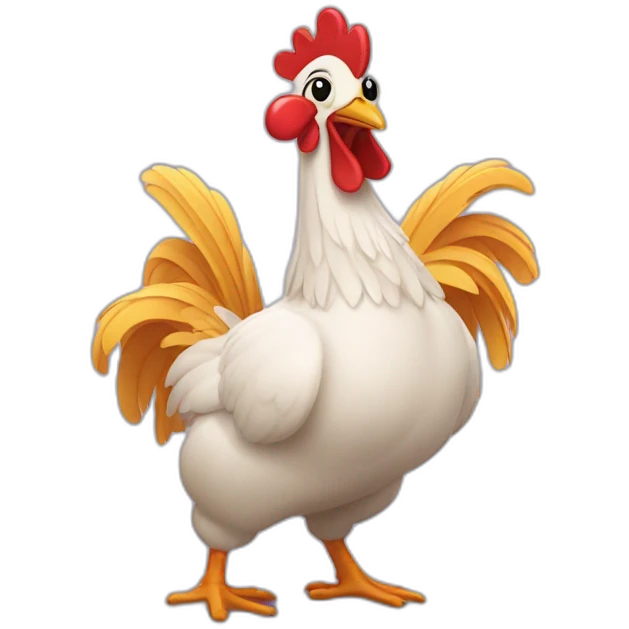 Un poulet qui danse emoji