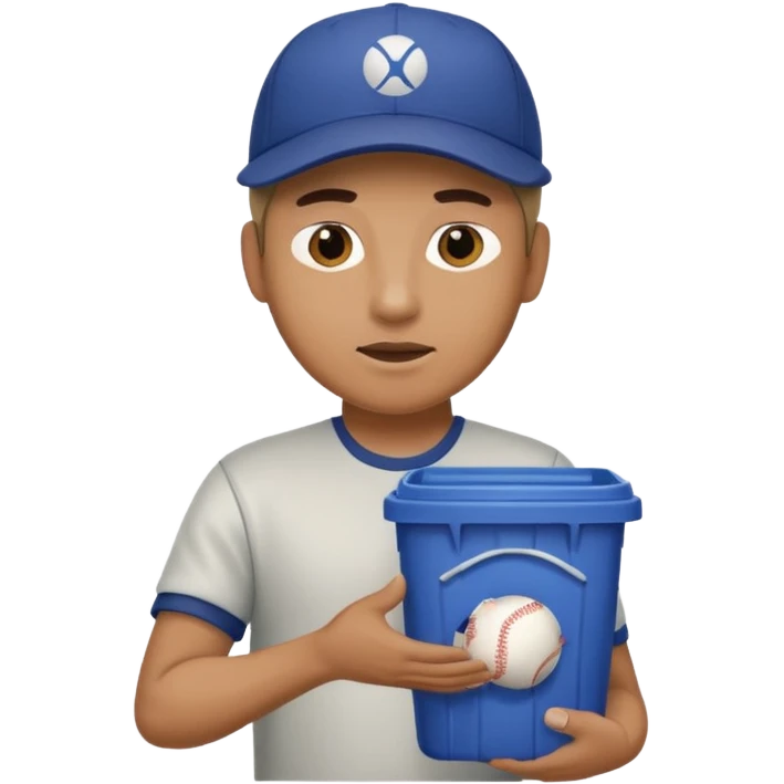 man taking out the trash emoji