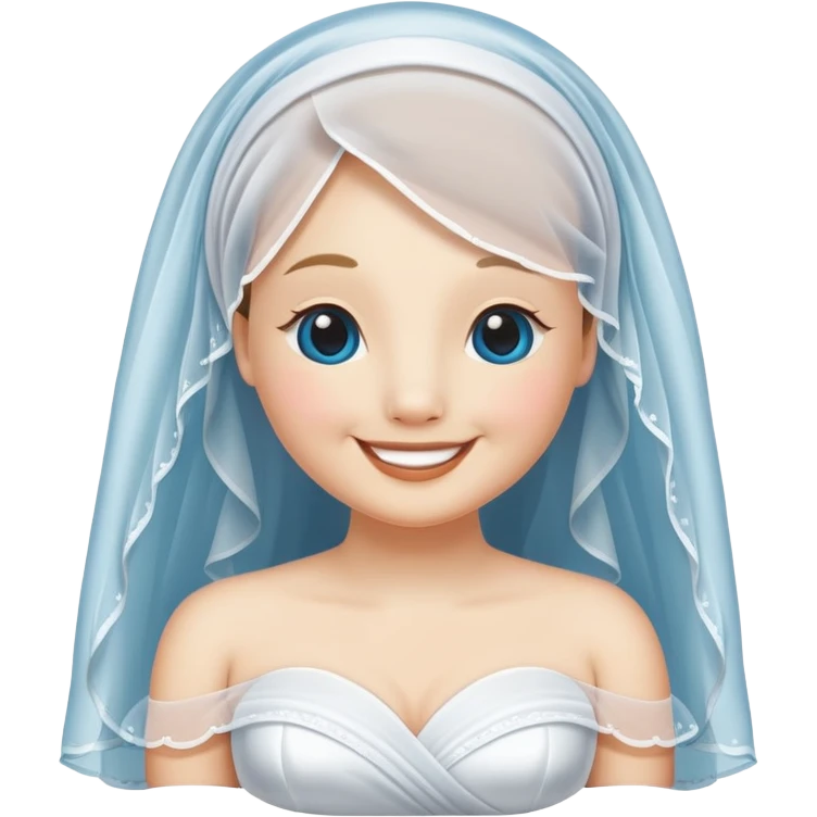 Beluga whale bridesmaid  emoji