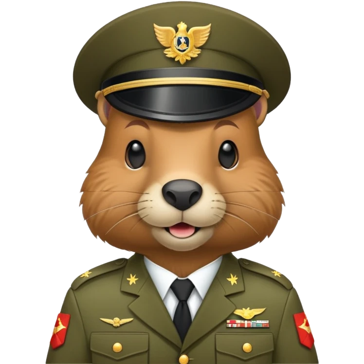 Army beaver emoji