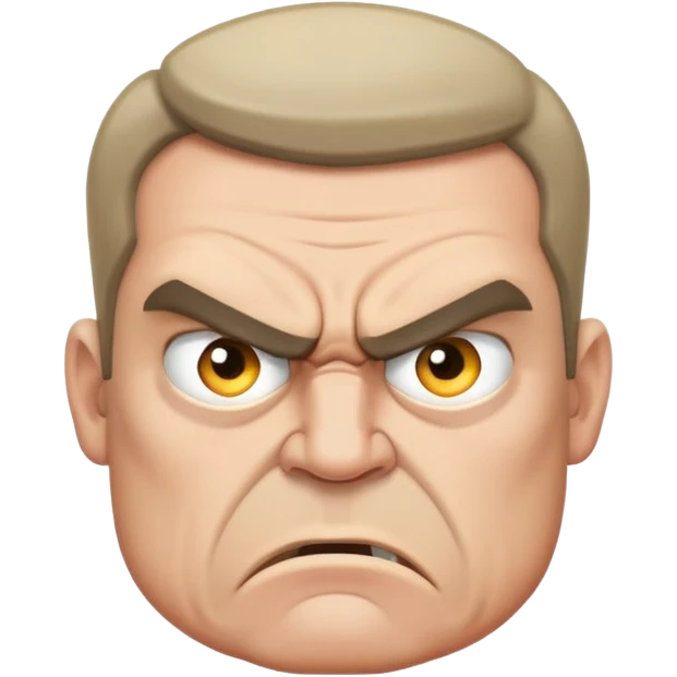 Very angry man emoji