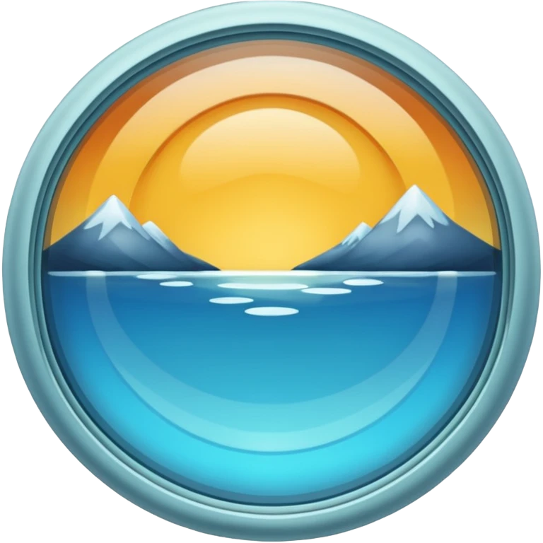 glass window circle emoji