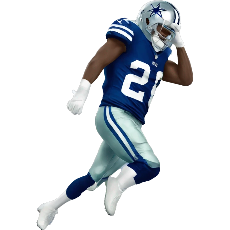 Dallas cowboy face planting emoji