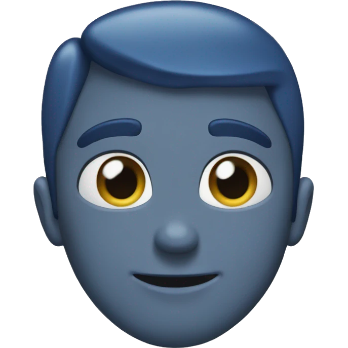 Navey blue heart emoji