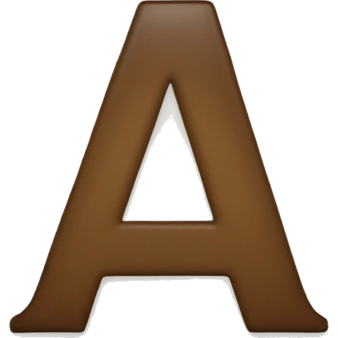 Letter A emoji