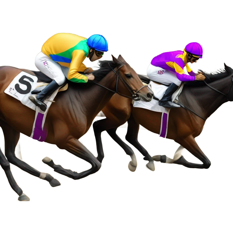Horse races emoji