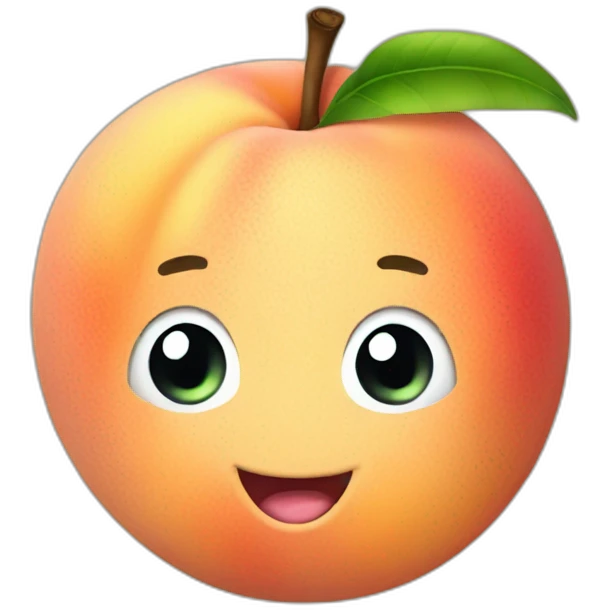 Peach emoji