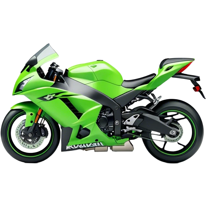 Kawasaki Ninja (Sportbike) - Kawasaki Ninja ZX-10R (Model Year: 2022) (Iconic colour: Green) emoji