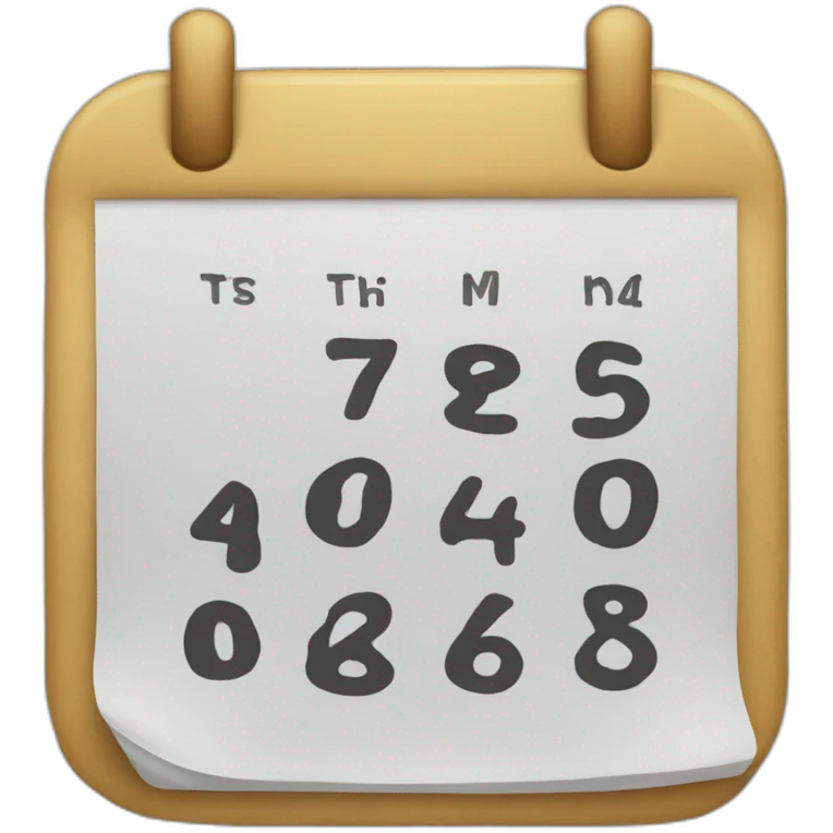 calendar march 8,9,10 emoji