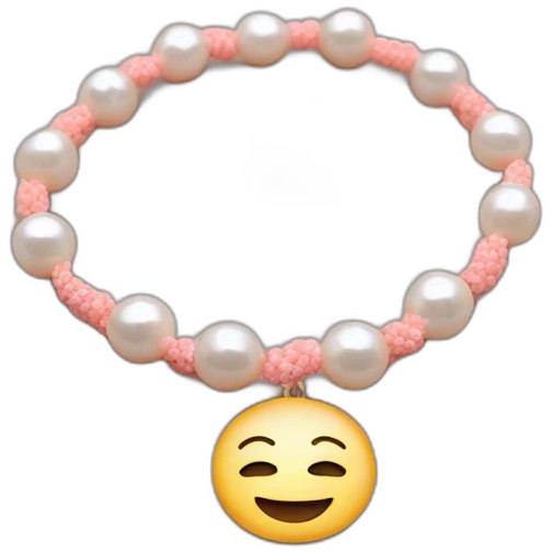 friendship bracelet pearls emoji