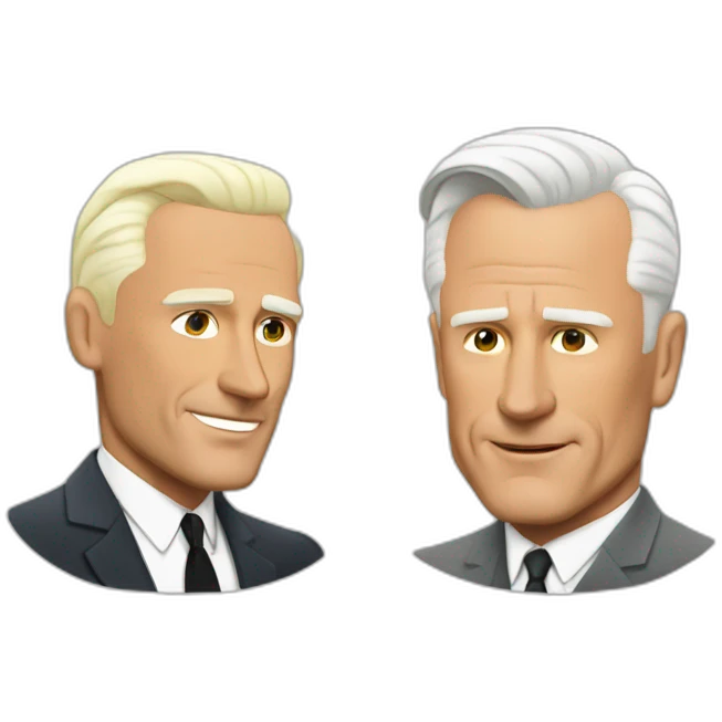 Don Draper and Roger Sterling emoji