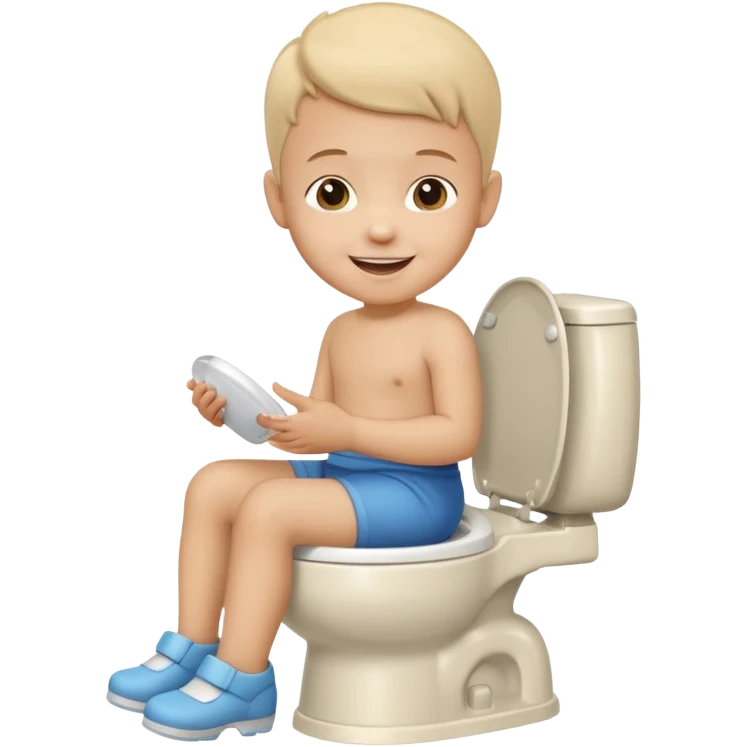 A potty trainer emoji