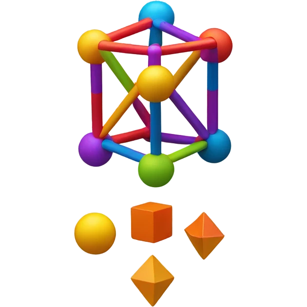 kids toy with geometric figures emoji