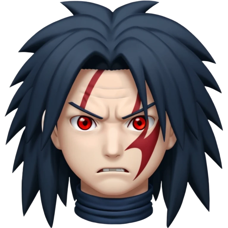 Madara Uchiha reanimated angry face emoji
