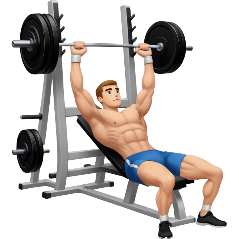close-grip flat-benchpress emoji