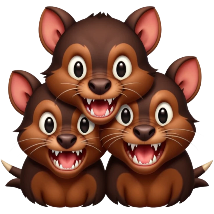 two headed tasmanian emoji