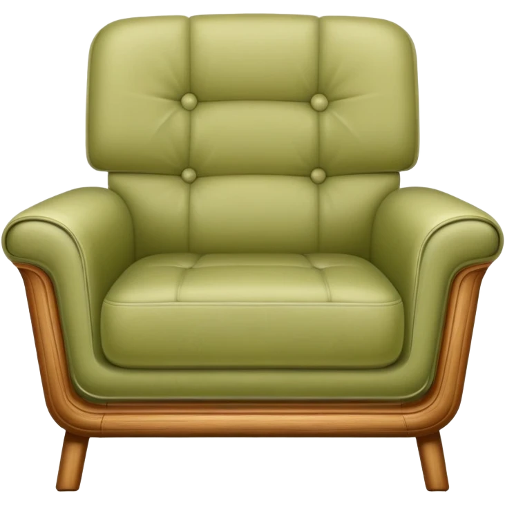 Pale olive colored chair emoji