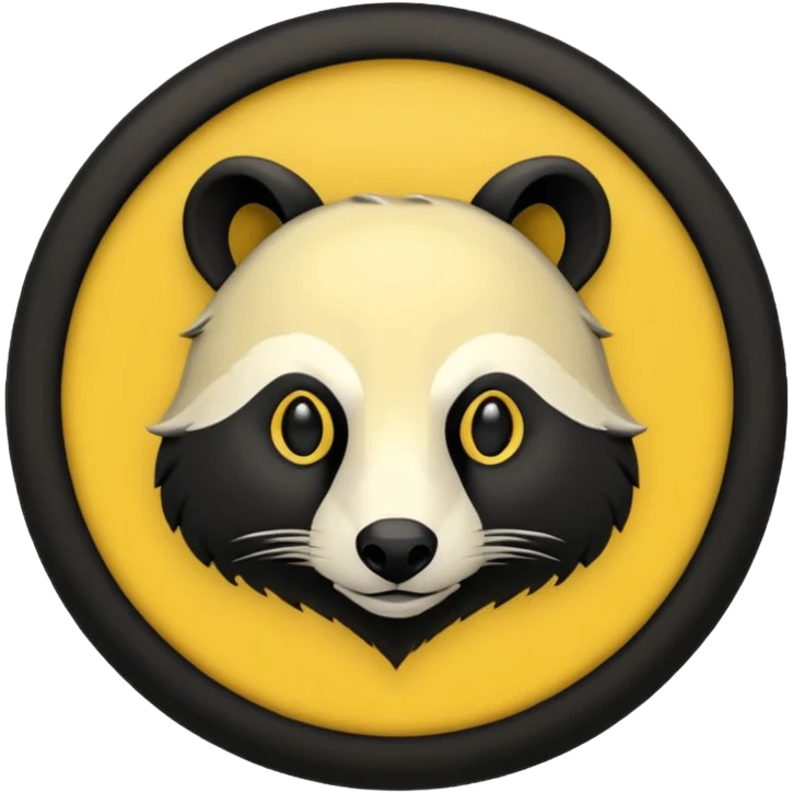Hufflepuff crest emoji