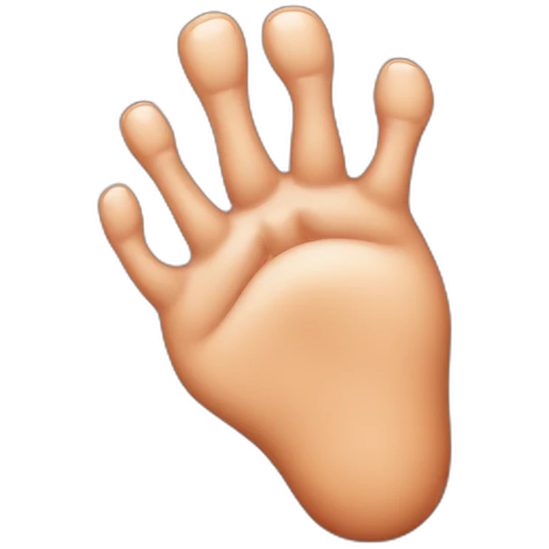 big toe emoji