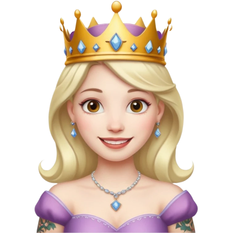 Tattooed princesses emoji