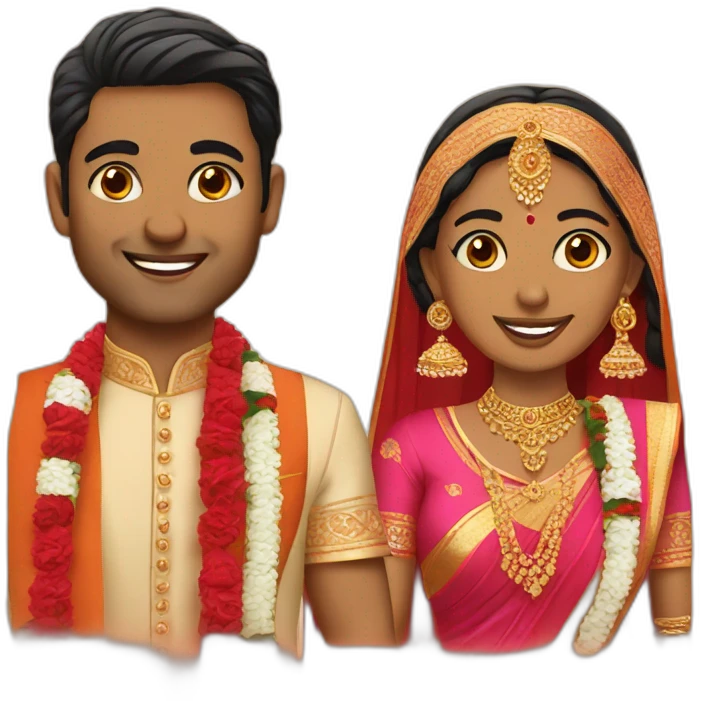 Indian wedding emoji