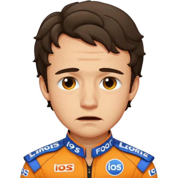 Lando Norris crying  emoji