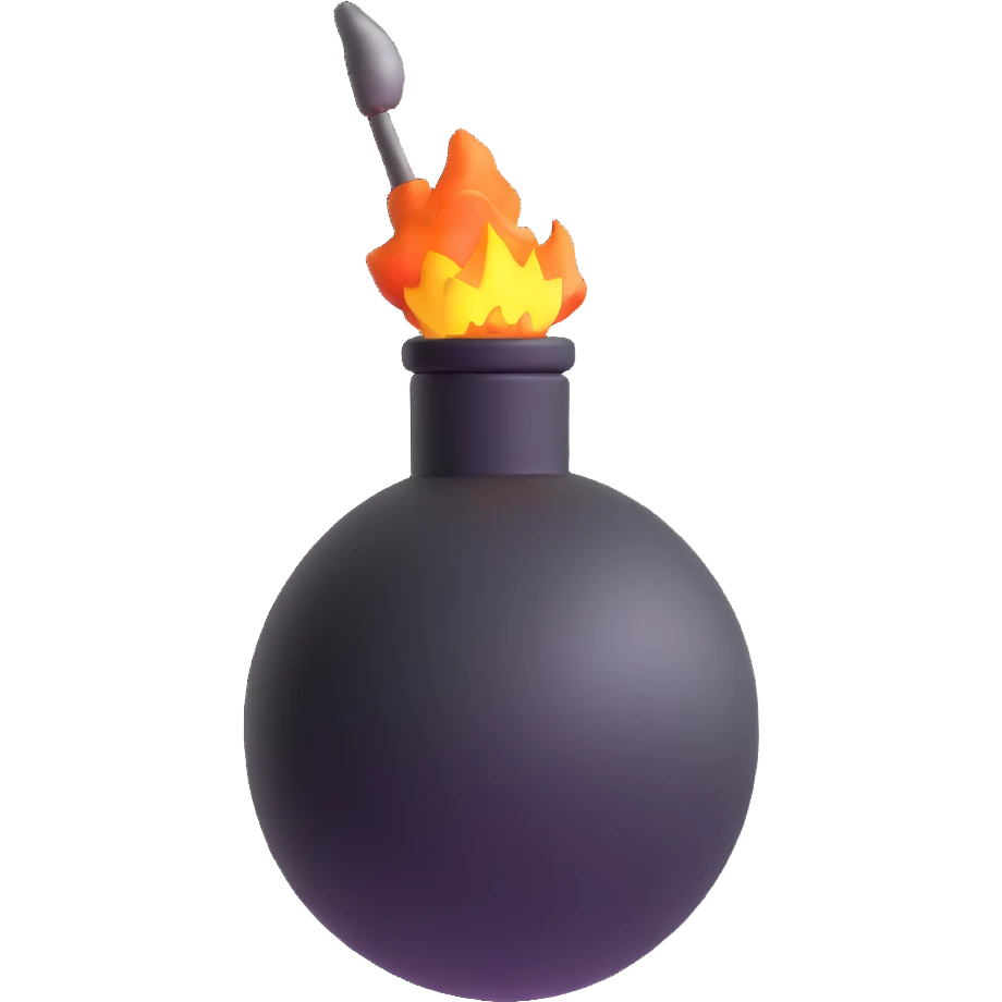 bomb emoji