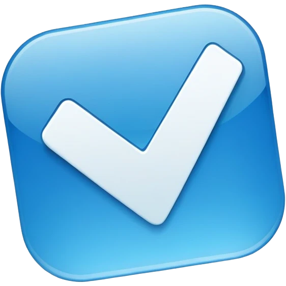 Create an instagram blue verify tick emoji