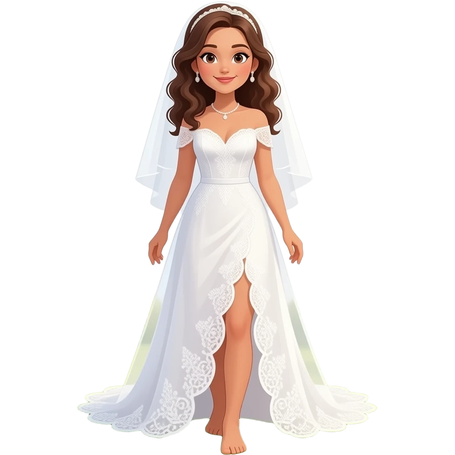 tanned Bride emoji