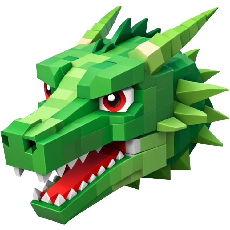 Minecraft dragon head emoji