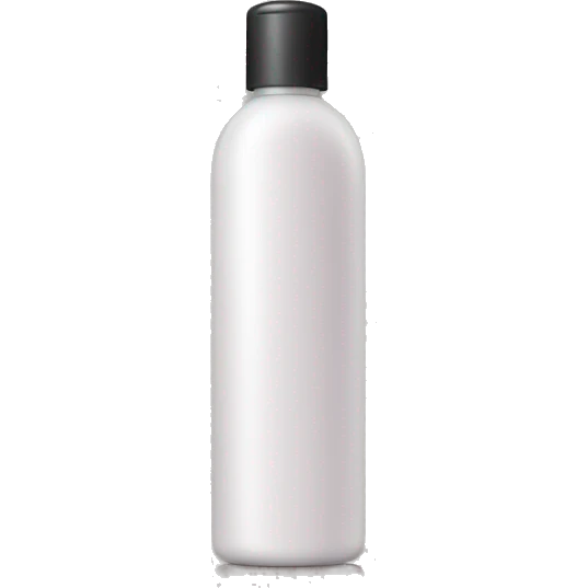 labelled bottle of hair conditioner emoji
