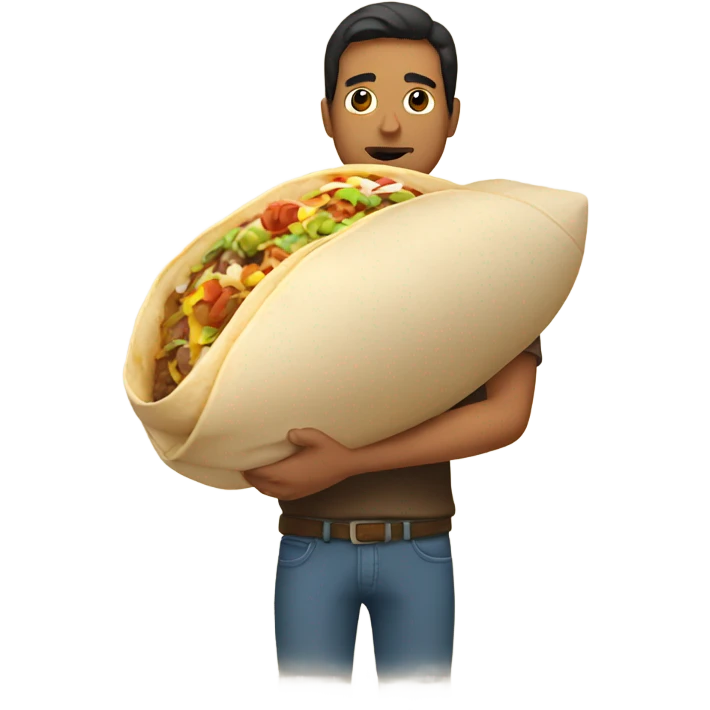 Mexican with a burrito emoji