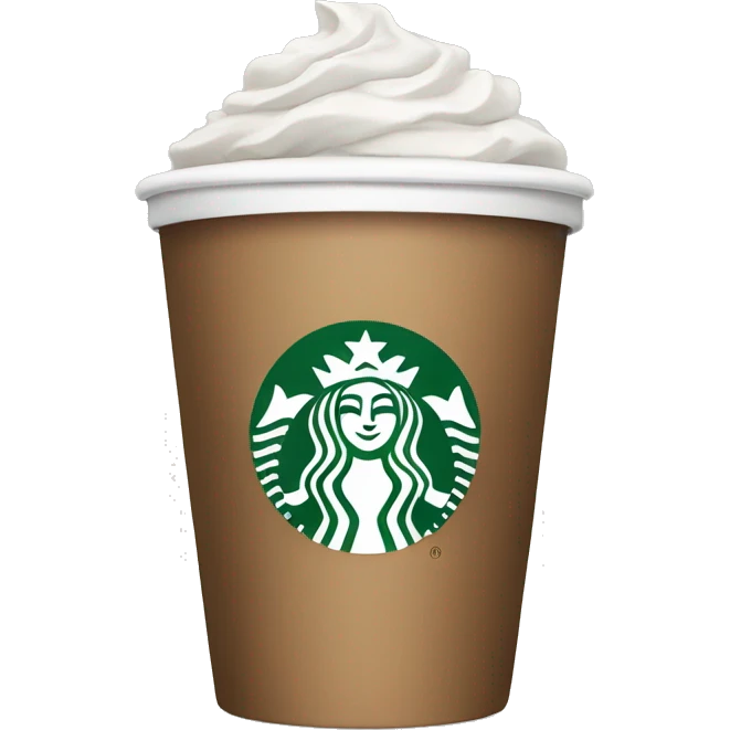 Starbucks cup emoji