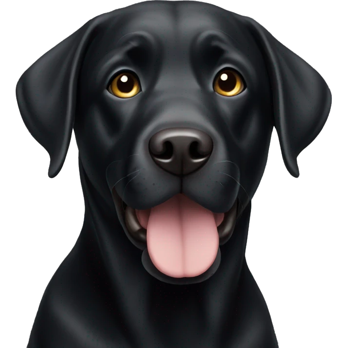 Black Labrador emoji