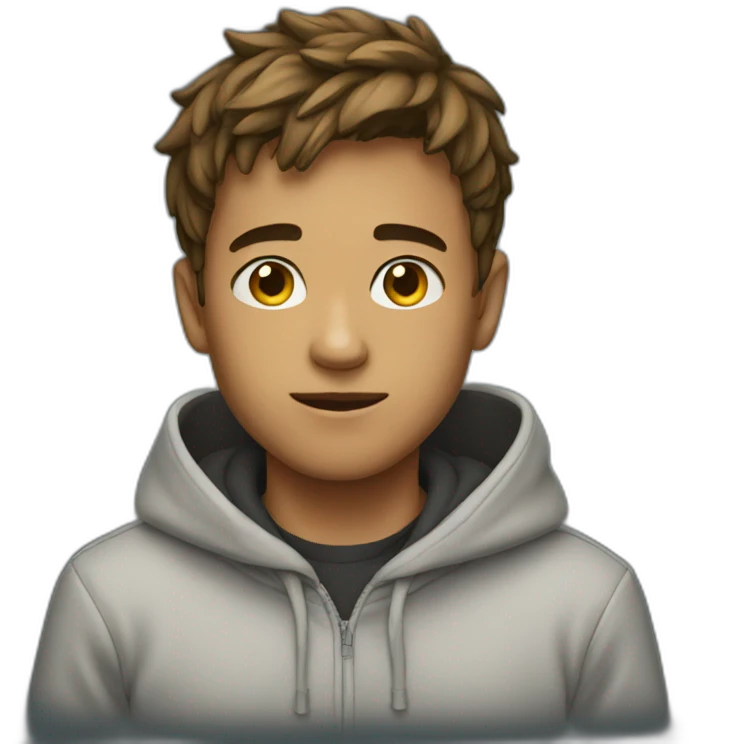 Hoodie boy emoji