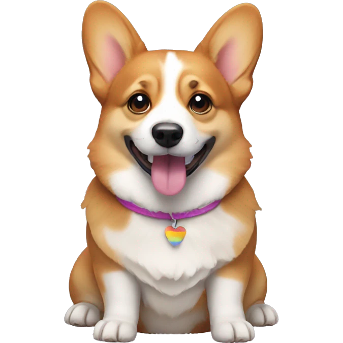 LGBTQ dog Corgi emoji