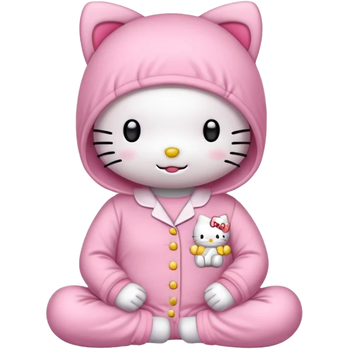 Hello Kitty en pyjama hello kitty emoji