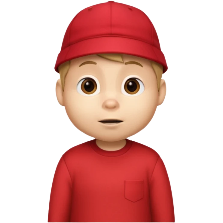 CHIPMUNK ALVIN FROM ALVIN AND THE CHIPMUNKS WITH RED SHIRT AND RED HAT VERY SKINNY AND MALNOURISHED. SKINNY THIN BODY emoji