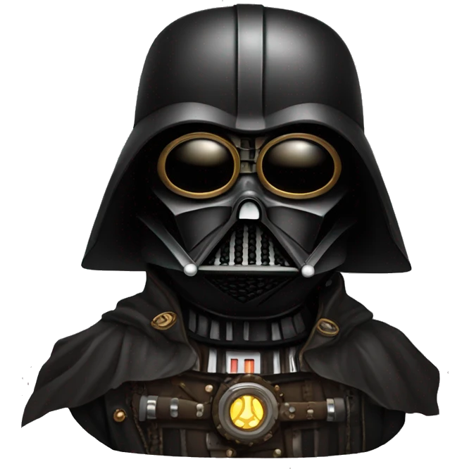 Darth Vader steampunk style emoji