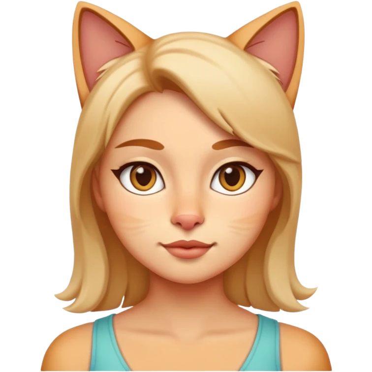 Женщина кошка  emoji