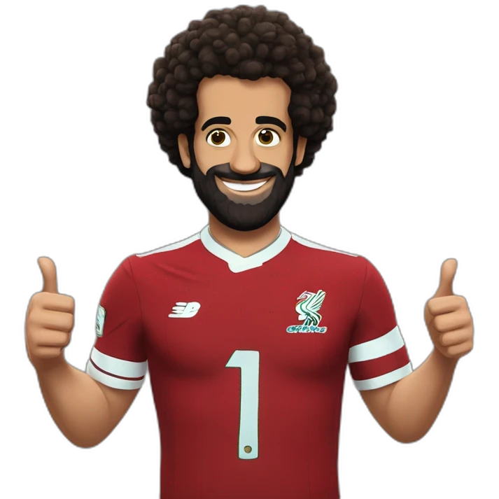 Mo salah thumps up emoji