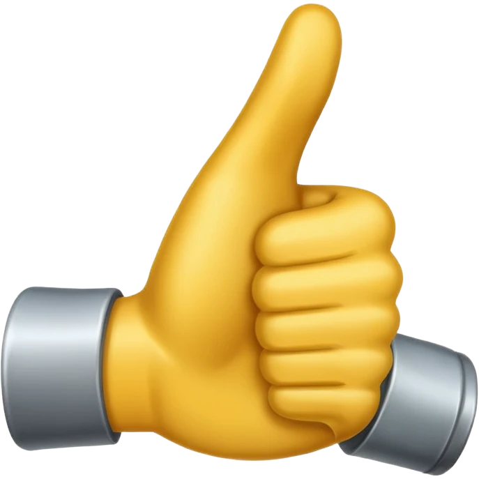 super long thumbs up emoij  emoji