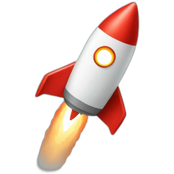rocket flying emoji