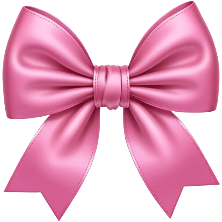 Pink bow emoji