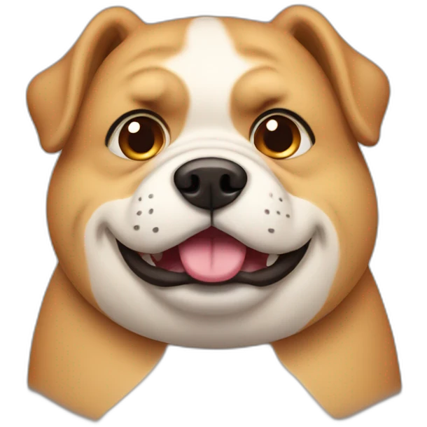 fat dog emoji