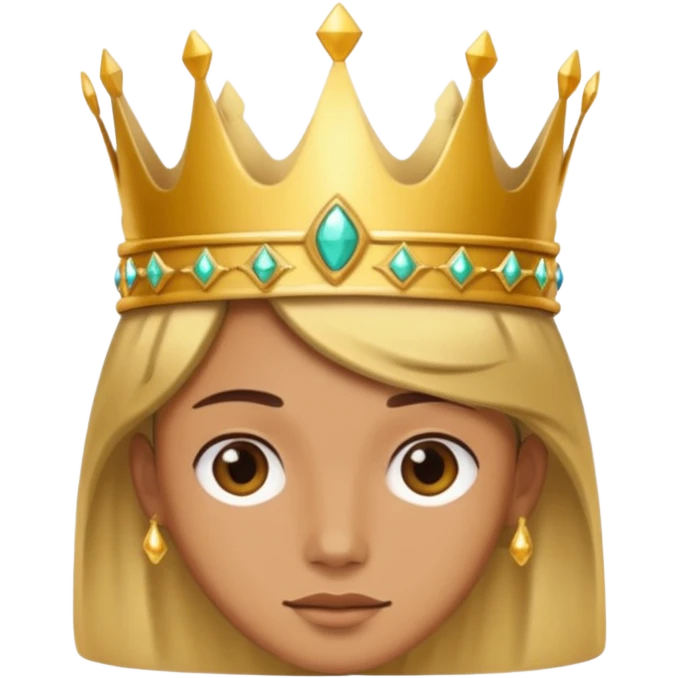 aggiungi una corona sulla testa emoji